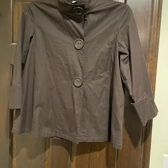 Coldwater Creek brown jacket - Picture 3 of 5